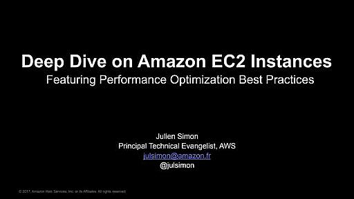 Deep Dive on Amazon EC2 Instances (March 2017)