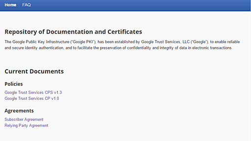 Google、自社向けのルート認証局「Google Trust Services」を開設 -INTERNET Watch