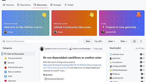 GitHubの機能や使い方を質問できるコミュニティ「GitHub Community」がオープン