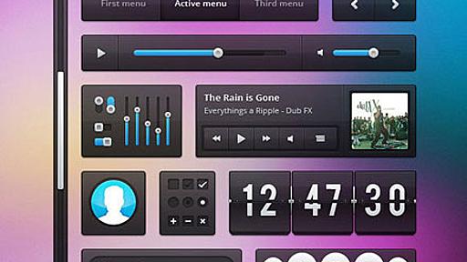 PSDファイルのWEBインターフェイス素材集「15 Free and Useful Web User Interface PSDs」