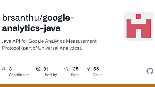 GitHub - brsanthu/google-analytics-java: Java API for Google Analytics Measurement Protocol (part of Universal Analytics).