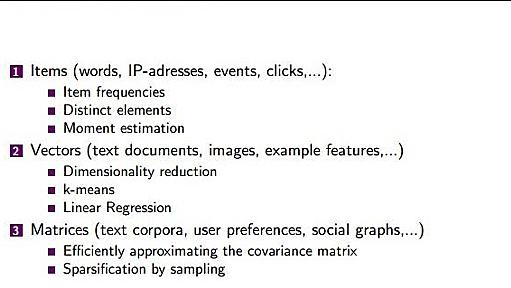 Streaming Data Mining Tutorial slides (and more)