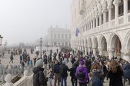 venice row italian lagoon still